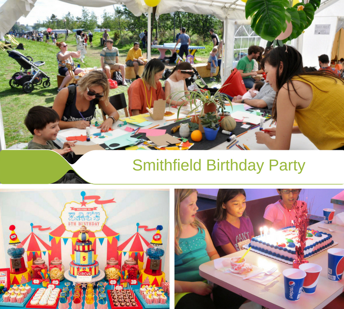 birthday party celebrations at Smithfield
