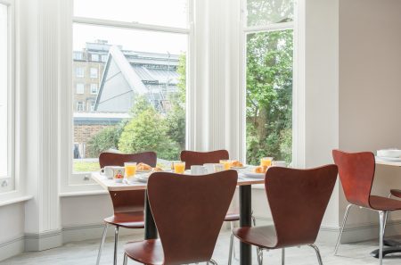 Hotel breakfast room with dining seating | Mowbray court hotel