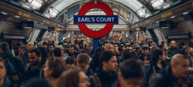 Earls Court London Underground station entrance | Mowbray Court Hotel Earls Court