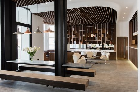 Modern hotel lobby interior | mowbray court hotel