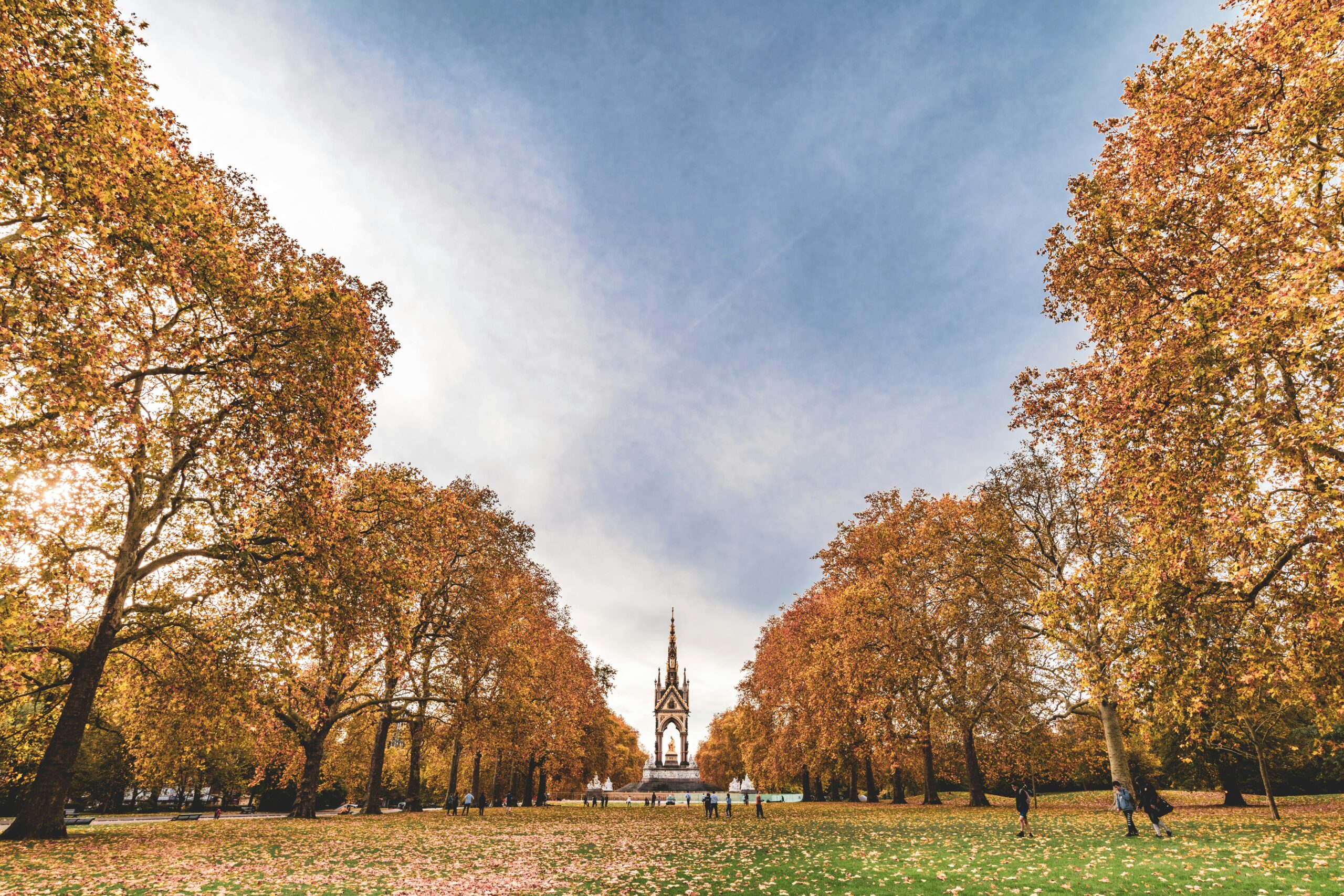 Hyde Park near Knightsbridge London close to Mowbray Court Hotel