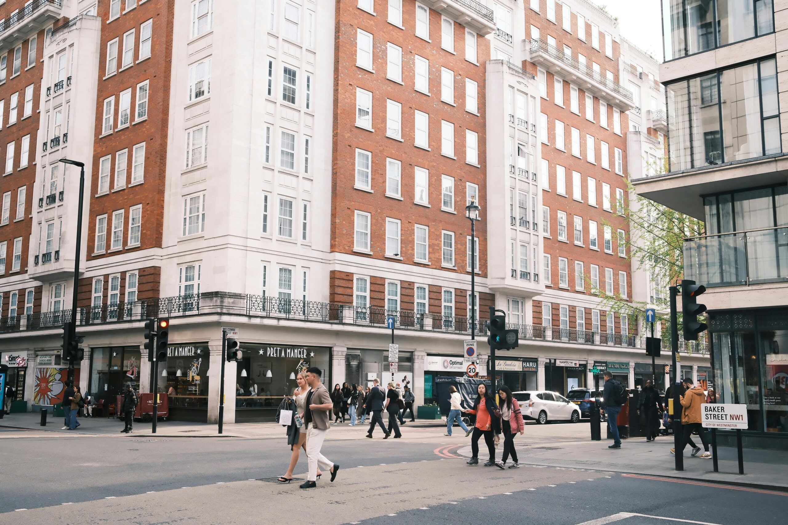 Sloane Street shopping near Knightsbridge London close to Mowbray Court Hotel
