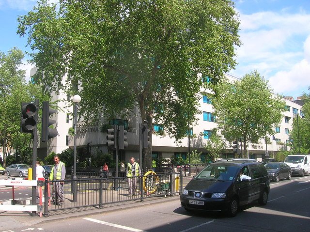 Hotel near Cromwell Hospital London with Cromwell Road hospital exterior close to Mowbray Court Hotel